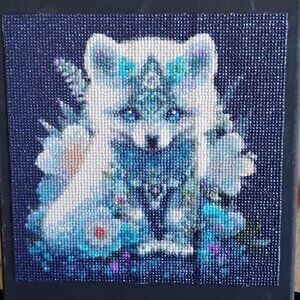 Diamond Art Painting - Baby Teal Wolf